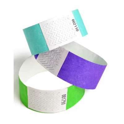 Tyvek polsbandjes diverse kleuren